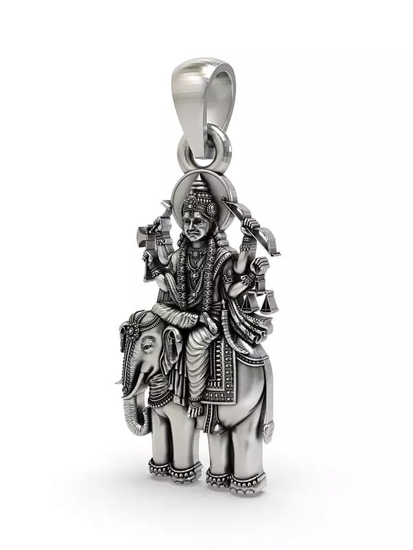 Exotic India Lord Brihaspati - Guru Of The Devas Pendant 