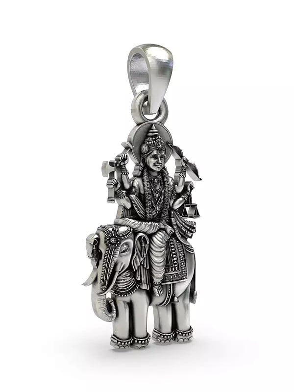 Exotic India Lord Brihaspati - Guru Of The Devas Pendant 