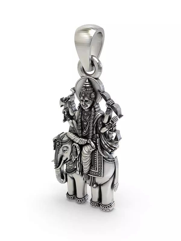 Exotic India Lord Brihaspati - Guru Of The Devas Pendant 