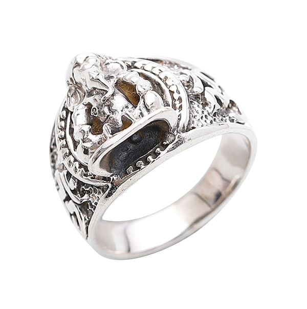 exotic india Lord Ganesha Sterling Silver Ring | Jewelry with Hindu Symbols and Icons 