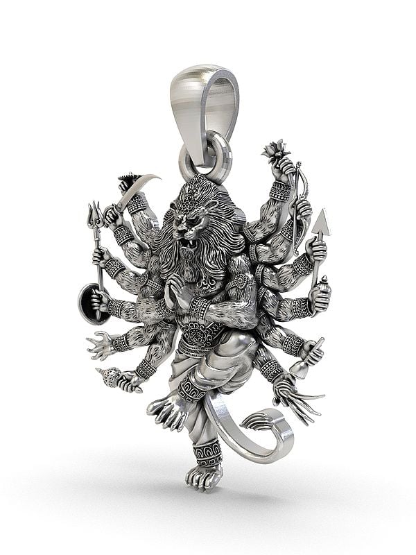 Exotic India Lord Narasimha (Avatara Of Vishnu) Pendant 