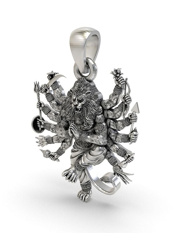 Exotic India Lord Narasimha (Avatara Of Vishnu) Pendant 