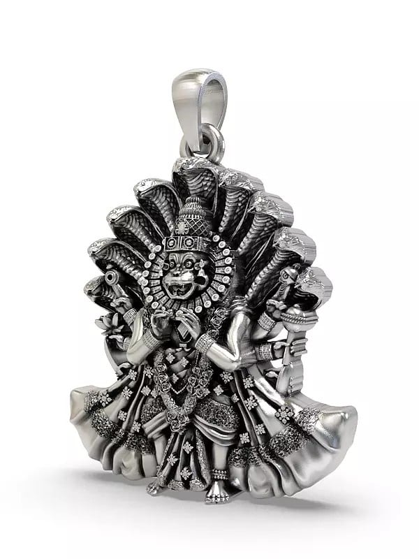 Exotic India Lord Narsimha Fourth Avatar Of Vishnu Pendant 