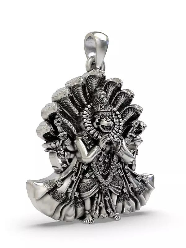 Exotic India Lord Narsimha Fourth Avatar Of Vishnu Pendant 