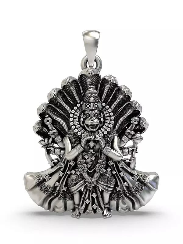 exotic india Lord Narsimha Fourth Avatar of Vishnu Pendant 