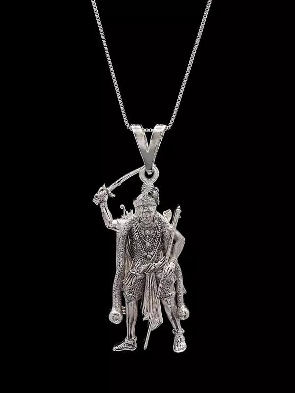 Exotic India Madurai Veeran Tamil Hindu Folk Deity Pendant 