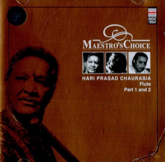 exotic india Maestro's Choice Hari Prasad Chaurasia Flute in Set of 2 CDs (Rare: Only Two Piece Available) 