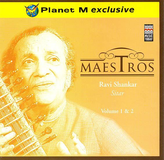 exotic india Maestros: Ravi Shankar (Sitar) (Set of 2 Audio CDs)