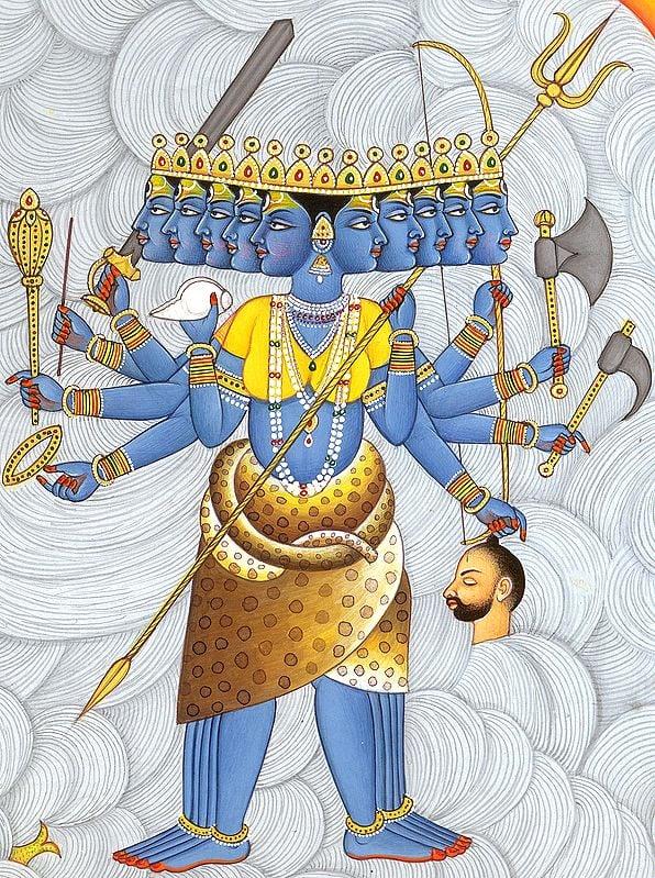Exotic India Mahakali - The Goddess Who Rules Over Time