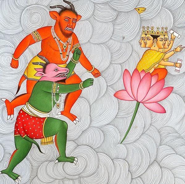 Exotic India Mahakali - The Goddess Who Rules Over Time