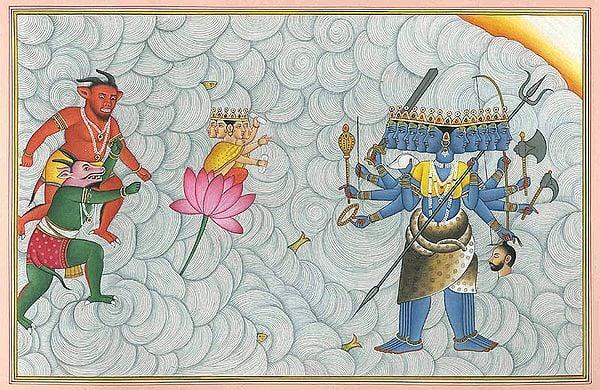 exotic india Mahakali - The Goddess Who Rules Over Time