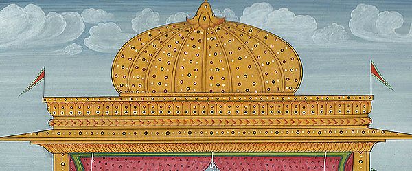 Exotic India Maharaja Ranjit Singh Worshipping Devi 