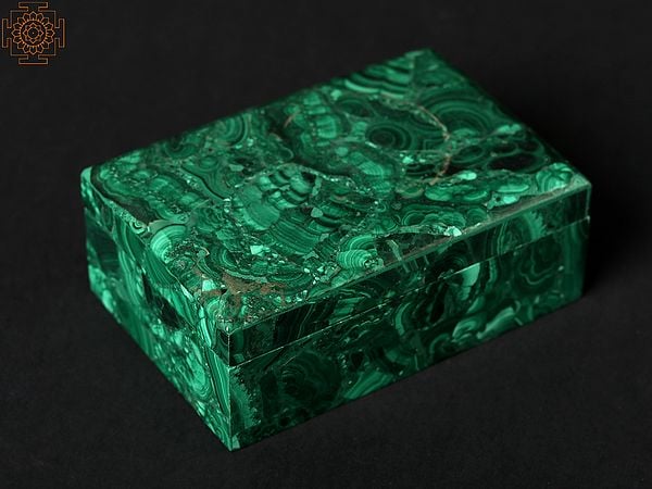 exotic india Malachite Jewellery Box | Artistic Wooden Boxes