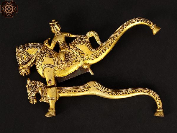 Exotic India Man Riding Horse Nut Cracker | Kitchen And Dining Utensils 