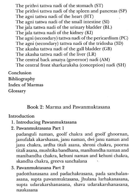 Exotic India Marma Yoga- Yoga Of Pranamaya Kosha (Set Of 3 Volumes) 