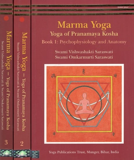 exotic india Marma Yoga- Yoga of Pranamaya Kosha (Set of 3 Volumes) 