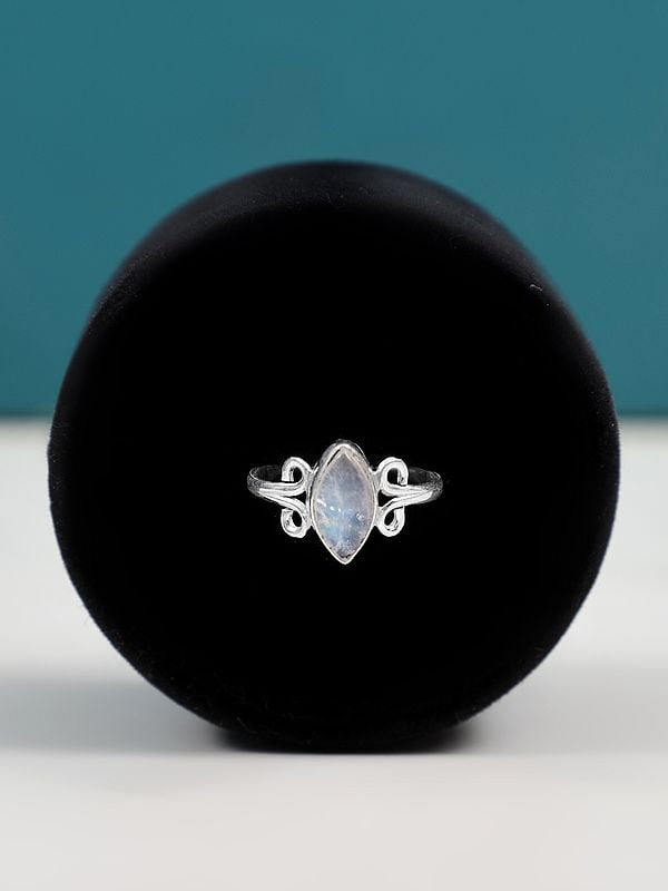 exotic india Marquise Cut Gemstone Sterling Silver Ring 