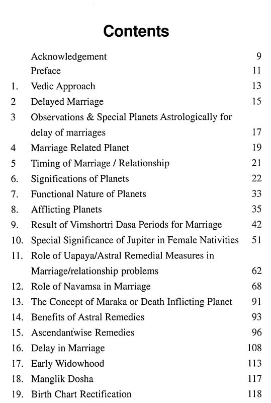 Exotic India Marriage Compatibility & Remedies (Through Advanced Systems Of Vedic Astrology) 