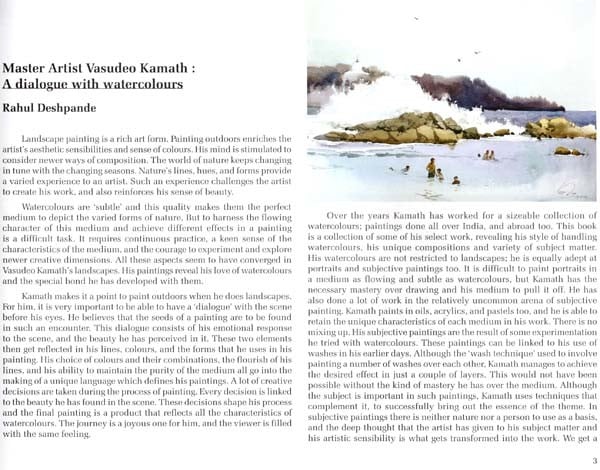 Exotic India Master Artist Vasudeo Kamath: A Dialogue With Watercolours 
