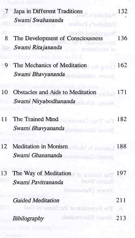 Exotic India Meditation- Monks Of The Ramakrishna Order 