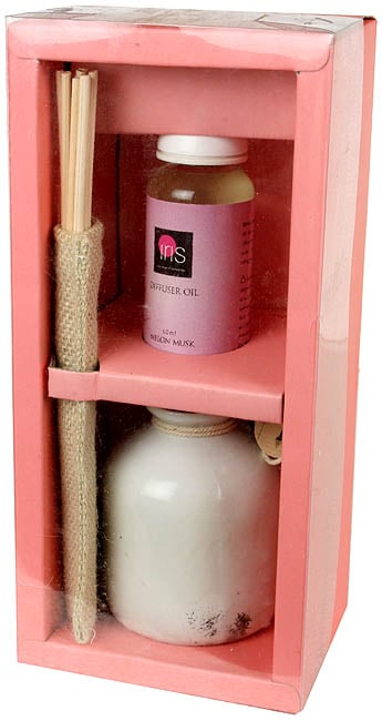 exotic india Melon Musk - Reed Diffuser (Home Fragrance Set) 