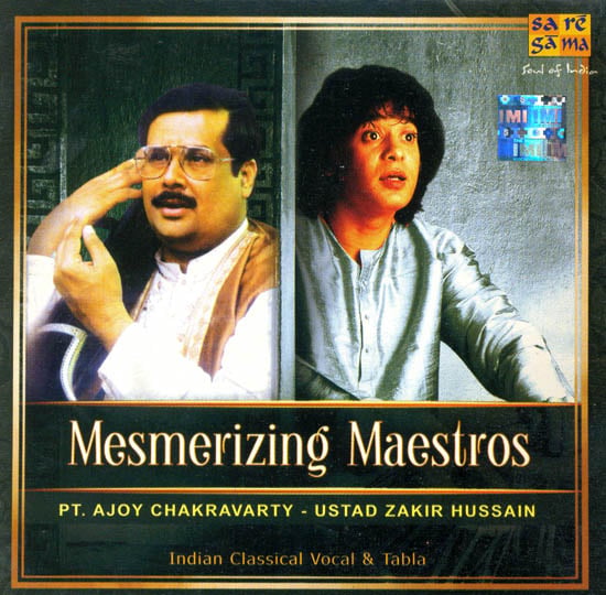 exotic india Mesmerizing Maestros : Pt. Ajoy Chakravarty & Ustad Zakir Hussain (Audio CD) 