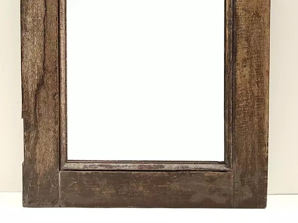 Exotic India Mirror Framed In Vintage Wooden Window