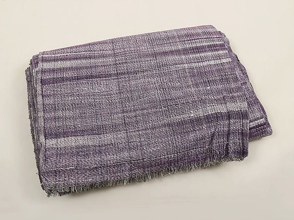 exotic india Mix Weave Textured Khadi Cotton Fabric from Jharkhand 