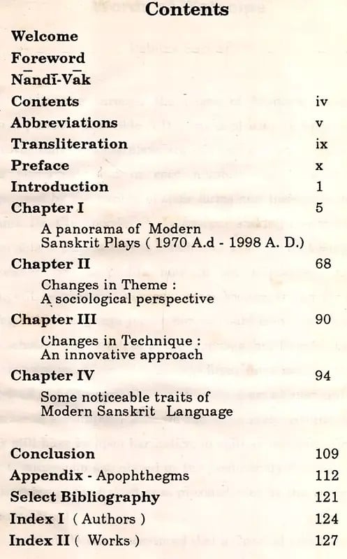 Exotic India Modern Sanskrit Plays (1970 A.D. - 1998 A.D.): A Sociological Introspection (An Old And Rare Book) 