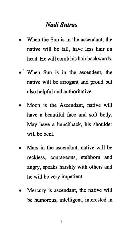 Exotic India Nadi Sutras: Quick Astrological Predictions (Revised Edition 601 Snapshot Predictions) 