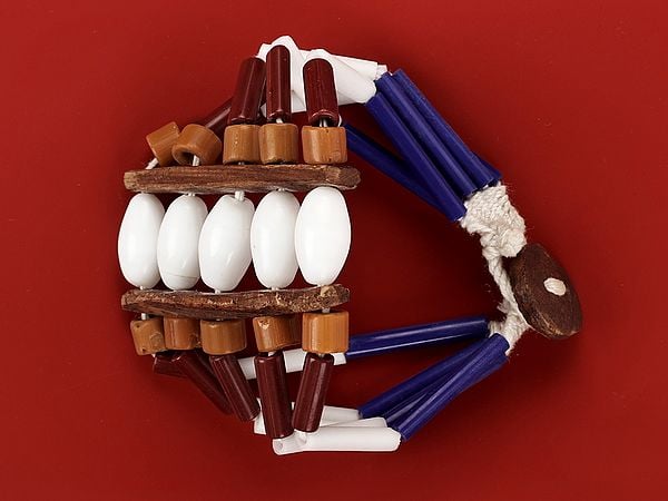 Exotic India Naga White Beads Bracelet | Tribal Jewelry 