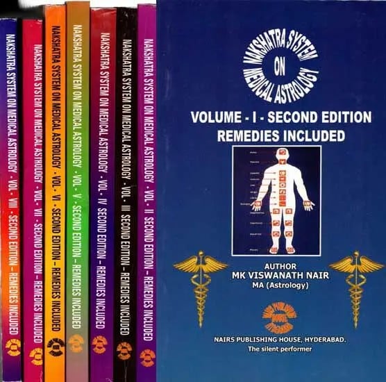 exotic india Nakshatra System on Medical Astrology- Second Edition Remedies Included (Set of 8 Volumes) 