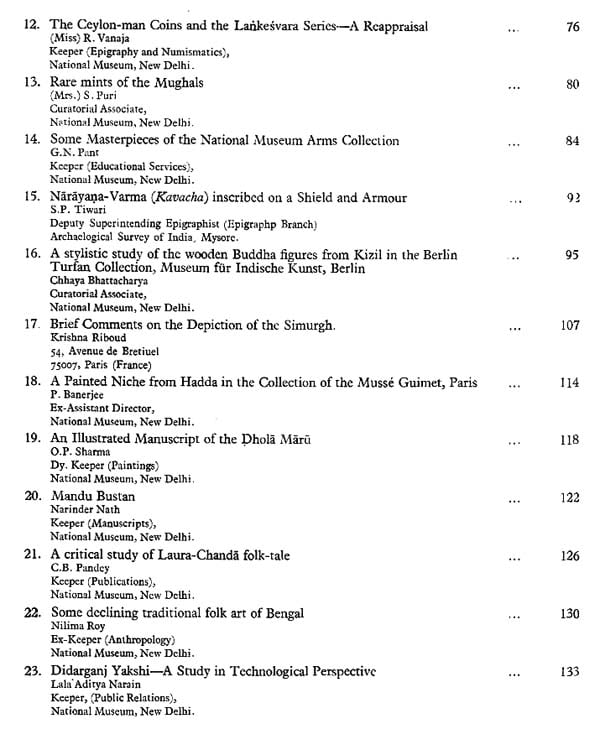 Exotic India National Museum Bulletin Nos. 4 5 And 6 (Only One Copy Available) 