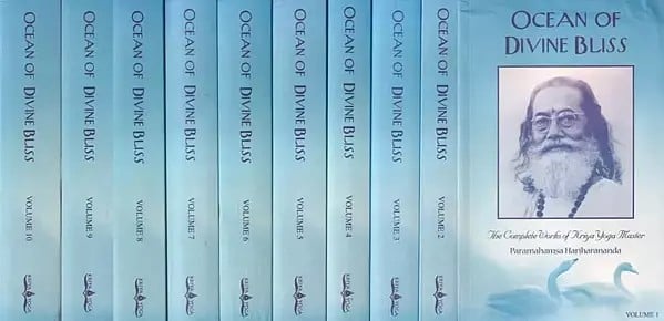 exotic india Ocean of Divine Bliss: The Complete Works of Kriya Yoga Master (Set of 10 Volumes) 