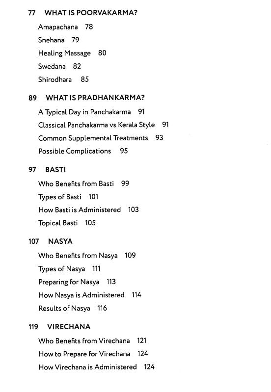 Exotic India Panchakarma: The Ayurvedic Art And Science Of Detoxification & Rejuvenation 