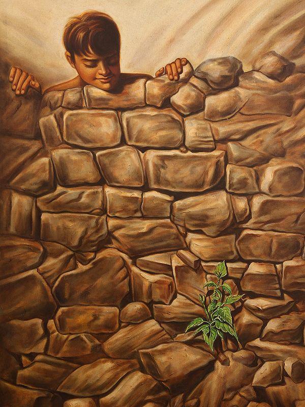 Exotic India Passion For Life | Without Frame | Oil Painting On Canvas 