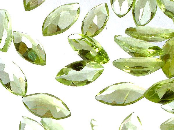 exotic india Peridot mm Marquise Beads (Price Per 8 Pieces) 