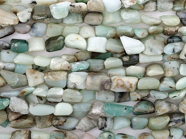 Exotic India Peruvian Opal Beads | Semi-Precious Gemstone Jewelry