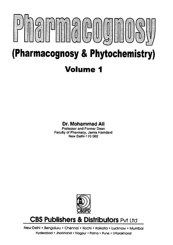 Exotic India Pharmacognosy: Pharmacognosy And Phytochemistry Pharmacognosy & Plant Cultivation(Set Of 2 Volumes) 