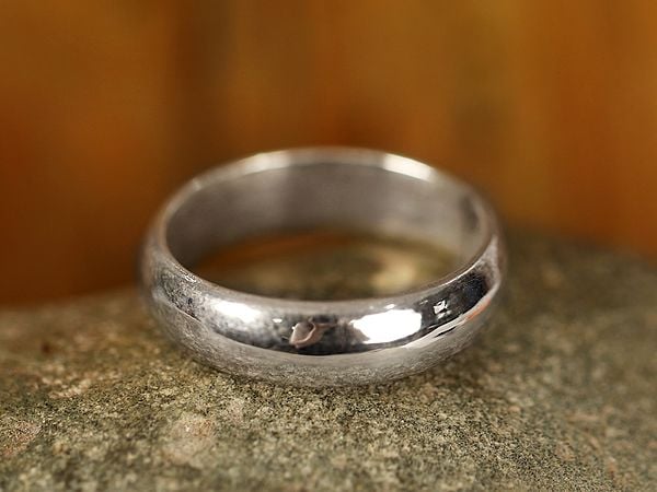 exotic india Plain Silver Band Ring | Sterling Silver Rings 