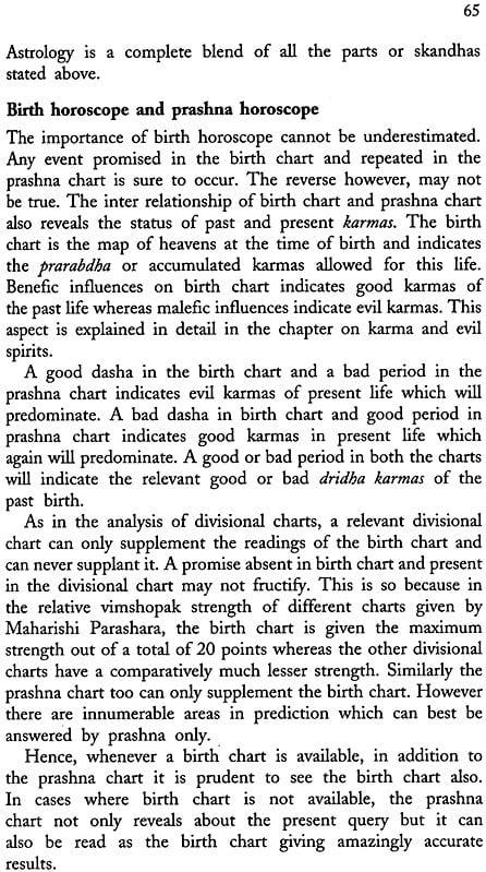 Exotic India Prashna Shastra: Scientific Applications Of Horary Astrology (Set Of 2 Volumes) 