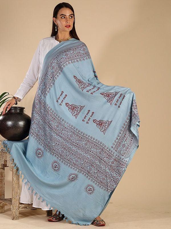 exotic india Prayer Shawl of Gautam Buddha | Religious Clothes & Accessories