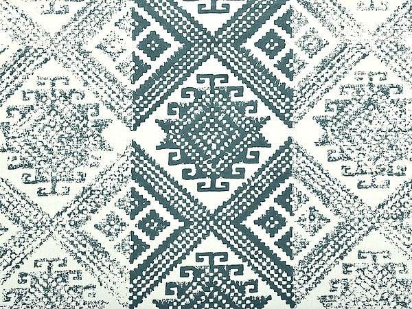Exotic India Pure Cotton Block Print Bedsheet From Jaipur 