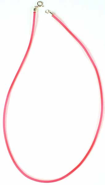 exotic india PVC Wire to Hang Your Pendants On (With Sterling Spring Closure) 