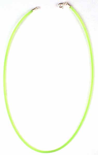 exotic india PVC Wire to Hang Your Pendants On (With Sterling Spring Closure) 