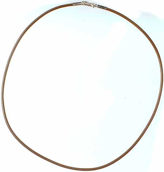 exotic india PVC Wire with Sterling Closure to Hang Your Pendant On