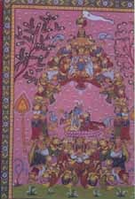 exotic india Raas Leela - Krishna with his Female Friends 