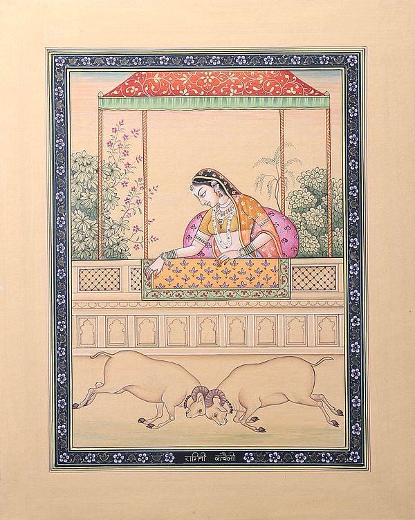 exotic india Ragini Kacheli The Consort of Raga Dipaka 