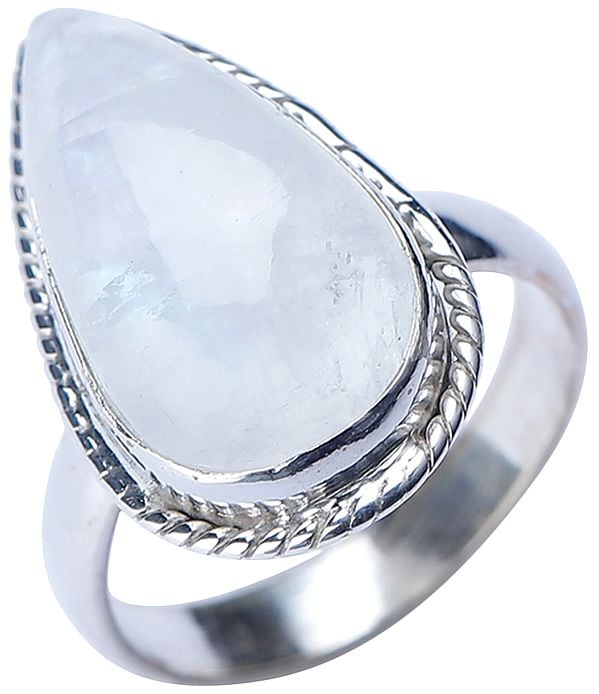exotic india Rainbow Moonstone Ring | Indian Gemstone Jewelry 