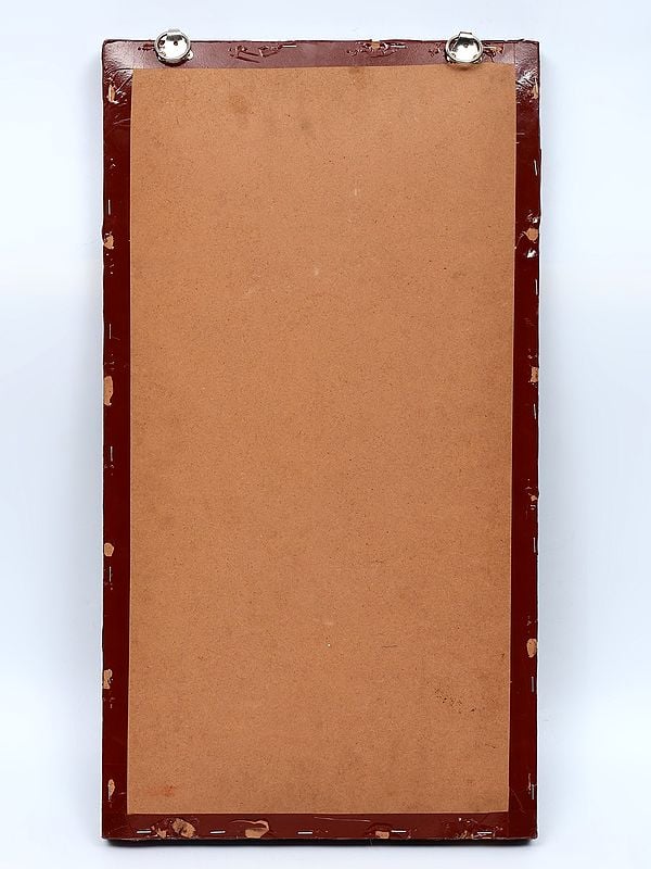 Exotic India Raja Alangaram Murugan | Framed Tanjore Painting 